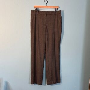 Talbots Women's Grey Wool Italian Fabric Trousers Pants Size 12